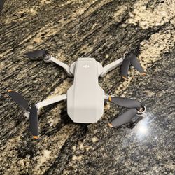 DJI Mini 2  (Broken Gimbal) + Controller, 2 Batteries, Charger, Carrying Case