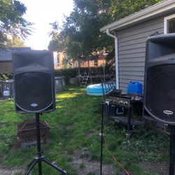 Dj Speakers With Stands 
