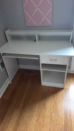 White desk