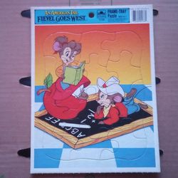An American Tail Fievel Goes West Puzzle Complete 