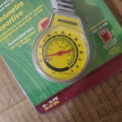 Bicycle 10 - 75 PSI Tire Pressure Gauge