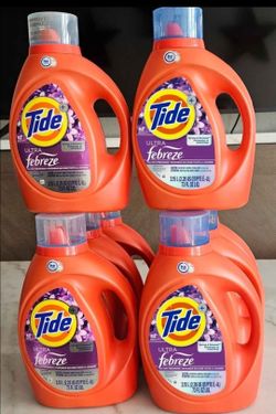 New TIDE Liquid Laundry Detergent Febreze Large 73oz