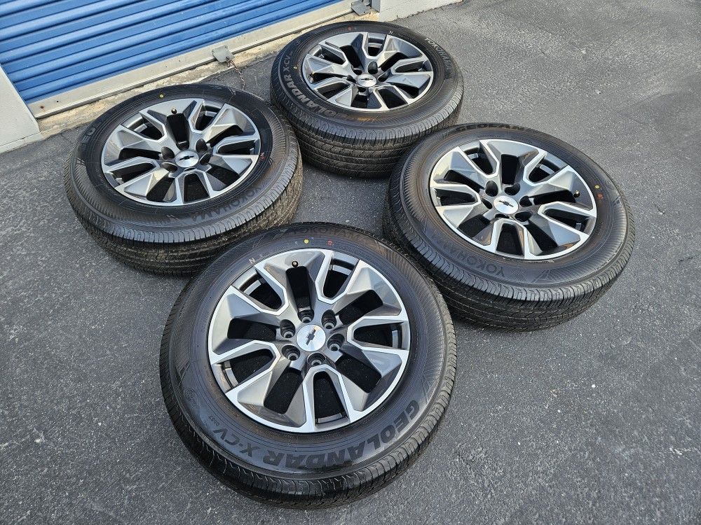 20" CHEVY SILVERADO RIMS & TIRES
