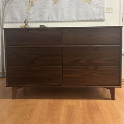  6 Drawer Solid Wood Double Dresser