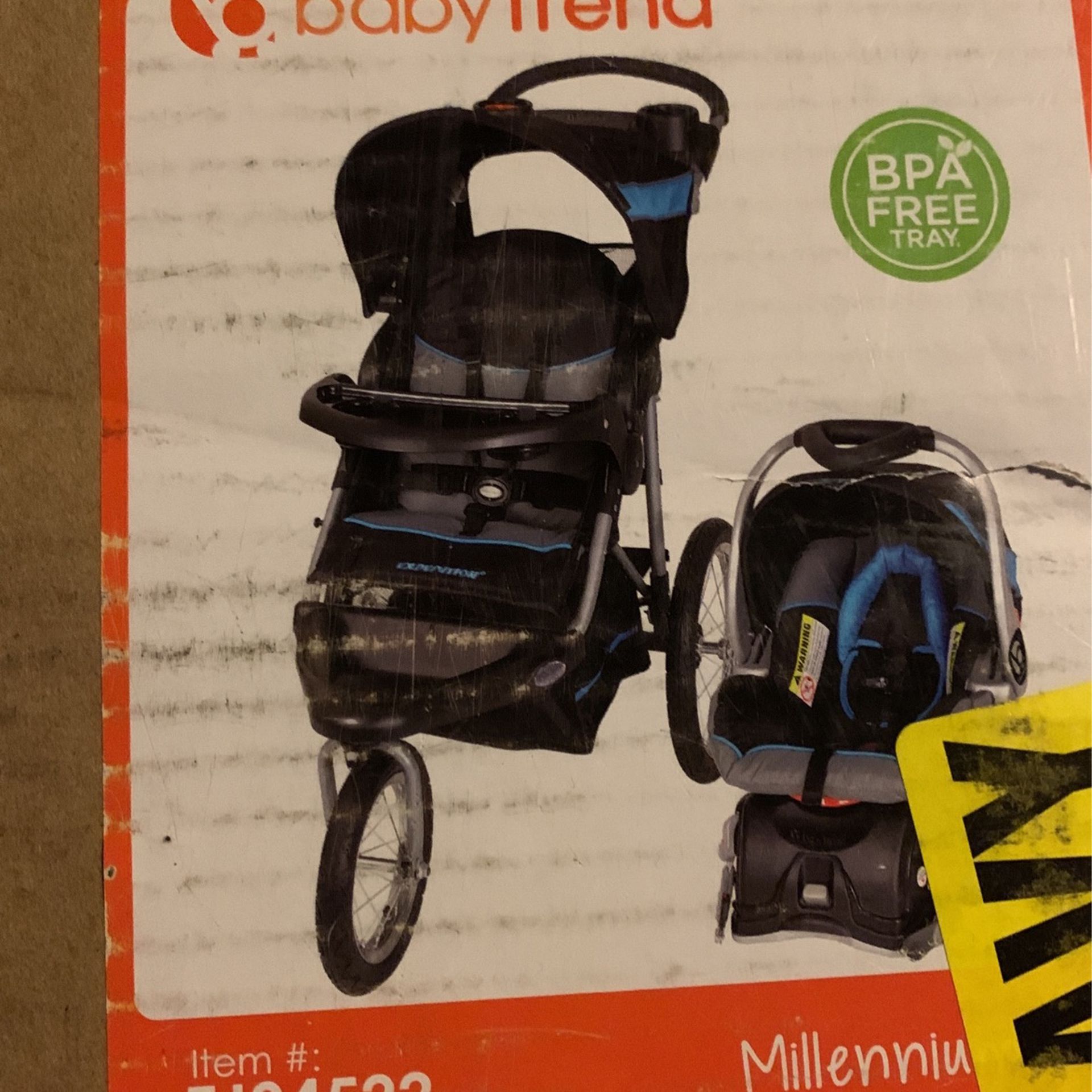 New In Package Baby Trend Expedition Jogging Stroller Combo