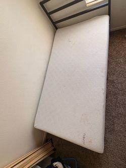 Twin bed and frame
