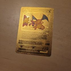 Golden Charizard Pokémon Card