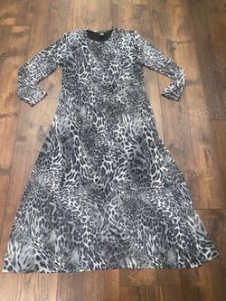 Women’s cheetah long dress size XL by McCarthy #13
