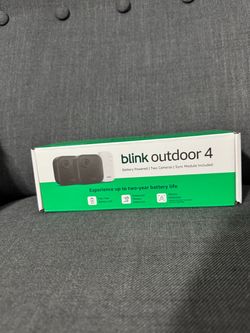NEW SEALED Blink Outdoor 4 Wireless Smart Security - [2] Camera System + Sync Module
