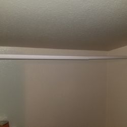 Closet Storage Hanging Rods x3 Sets 4' Wide