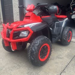 (New Condition) Kids Electric Four Wheeler (Headlights,USB,Bluetooth,Radio,Forward/Reverse) 