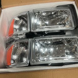 Headlight Assembly Fit For 1(contact info removed) Dodge Ram 1500
