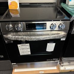 LG Electric Slide In Stove (Stainless Steel)