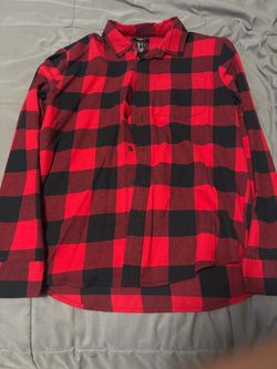 Forever 21 Buffalo Plaid Flannel Button-Up Shirt