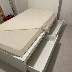 Matress and IKEA twin bed