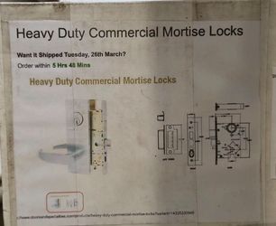 Heavy Duty Commercial Mortise lock.