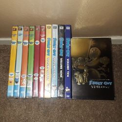 Brand New Family Guy Dvds Volumes 1-10, Trilogy, & Drinking Glasses 