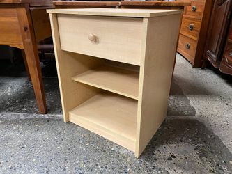 RIDGEWOOD CHARLESWOOD Blonde Single Drawer Open Nightstand