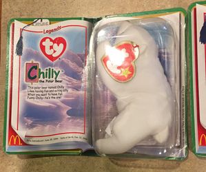 CHILLY(Panda) THE TY BEANIE BABY EXCLUSIVELY FROM MCDONALDS W/HARD CARD