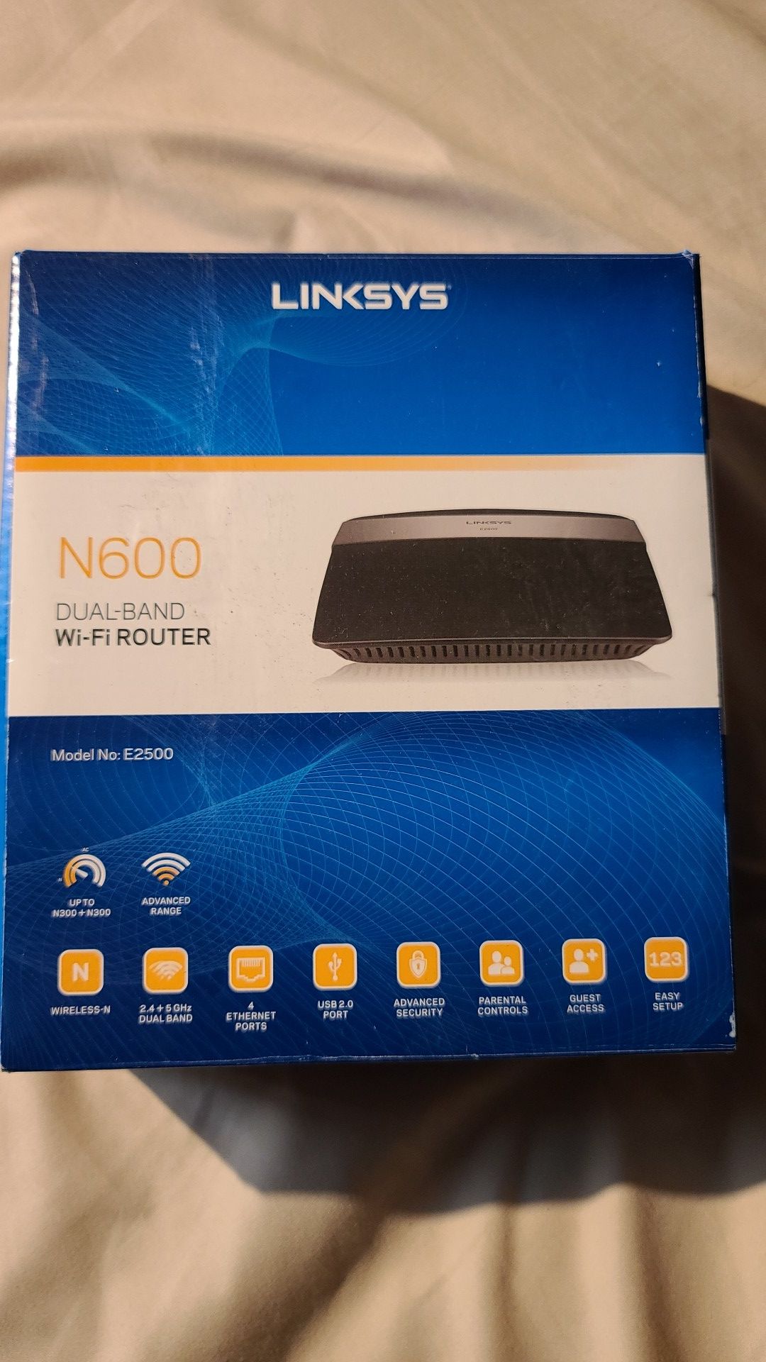 Linksys N600 Wi-Fi Router, $25 firm