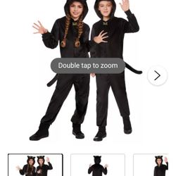 Spirit Halloween Kids Binx Jumpsuit Size (Small medium)