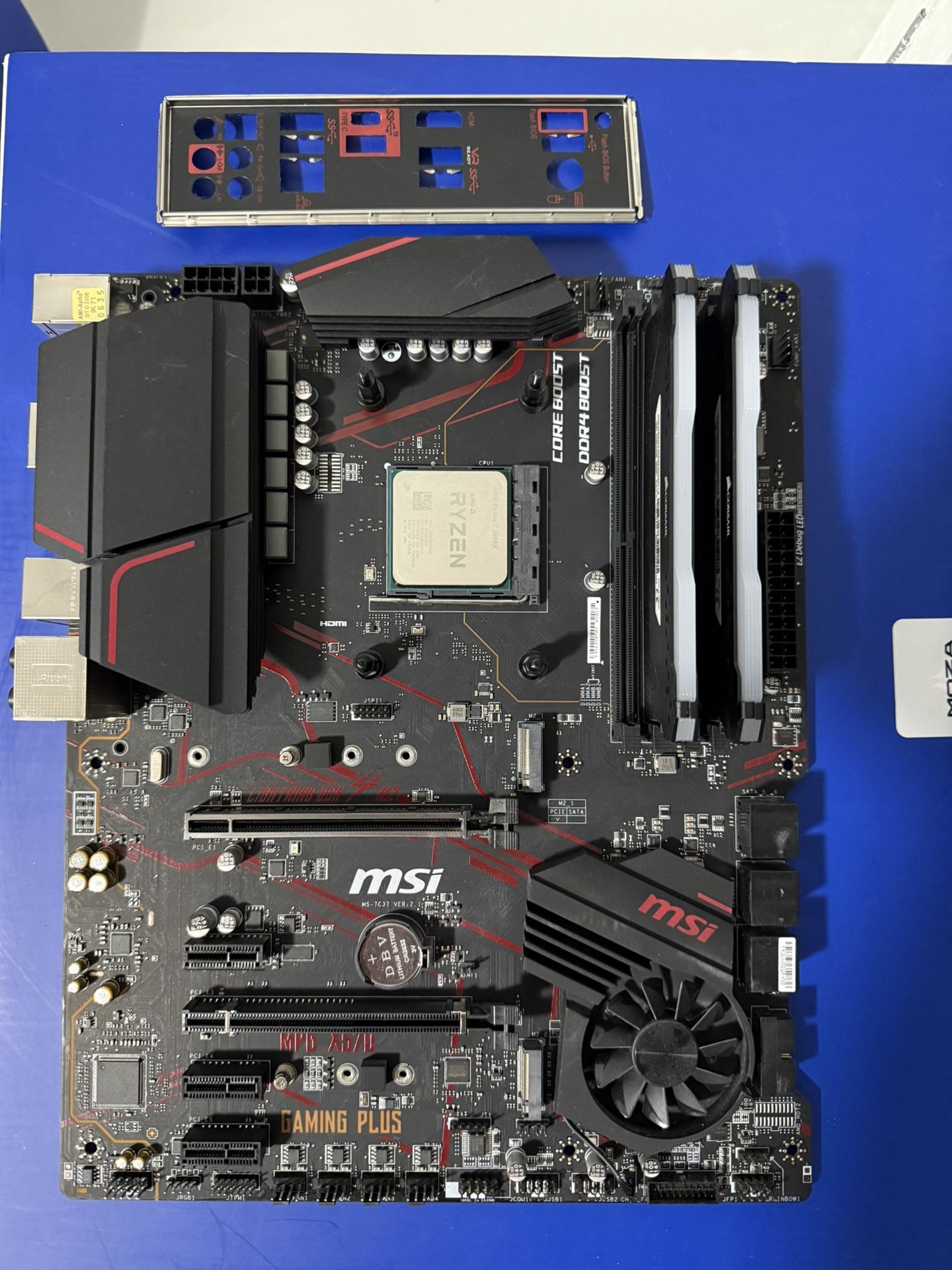 MSI X570+ Ryzen 7 3800x + 32gb DDR4 3600 Corsair