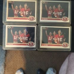 Joe Montana Football Cards 