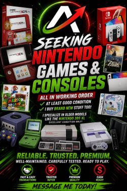 🚨 BUYING Nintendo Games & Consoles 🎮 | Fast Cash 💵 | Working Condition Only