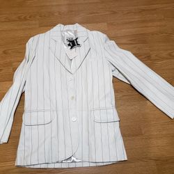 International Male Lamb Leather Jacket New M