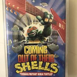 Vintage Tmnt Coming Out Of Their Shells Cassette… Teenage Mutant Ninja Turtles 