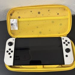 Nintendo Switch OLED 1 with Pokémon Case And Games