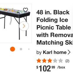 Cooler Ice Table