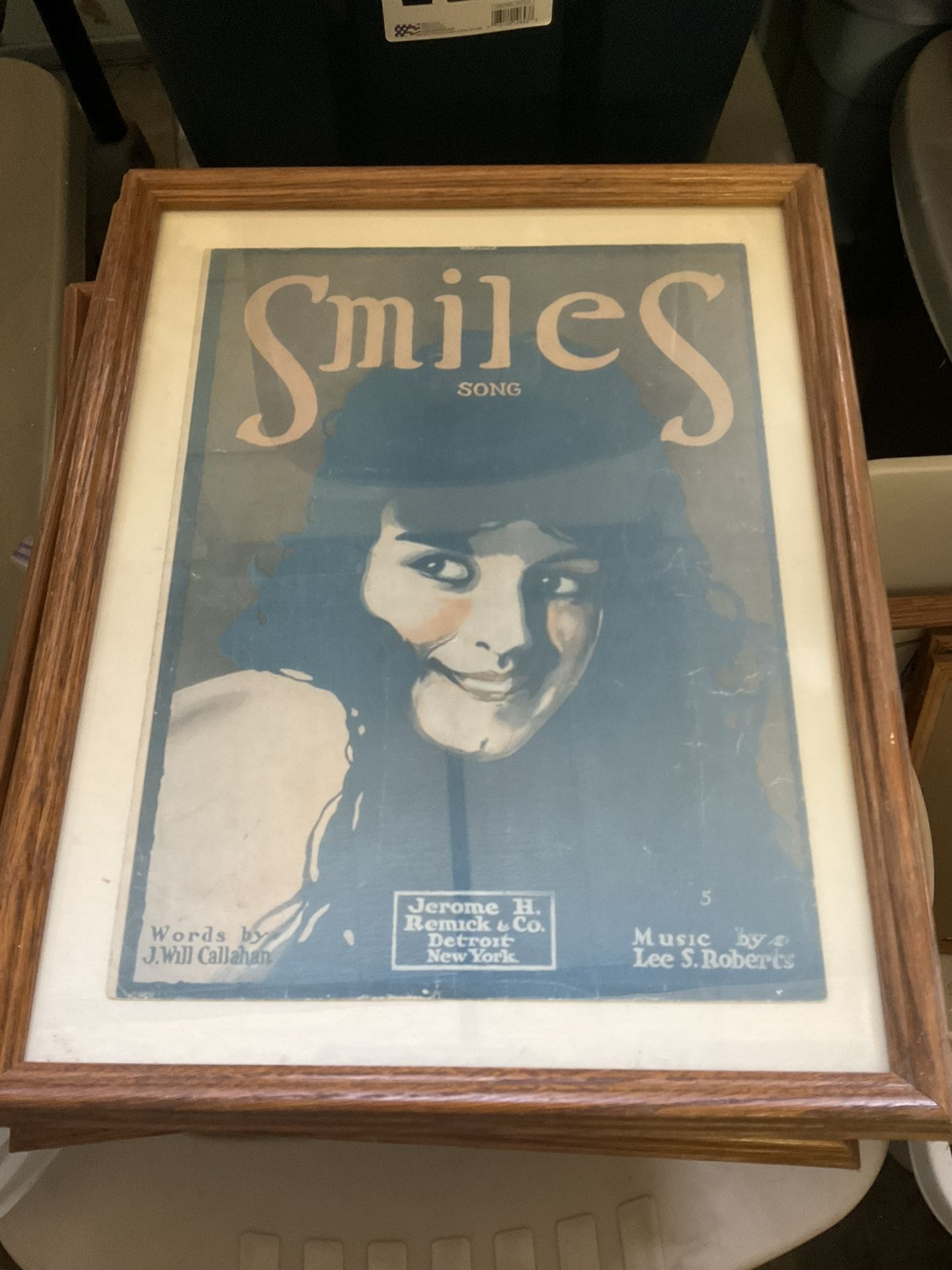 Framed Sheet Music