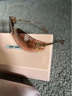 Pink Miu Miu Women’s Sunglasses