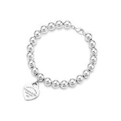 Tiffany Heart Tag Bracelet in Silver, 8 mm