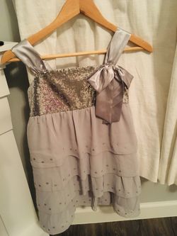Silver American Girls Dress for Girls Size 10