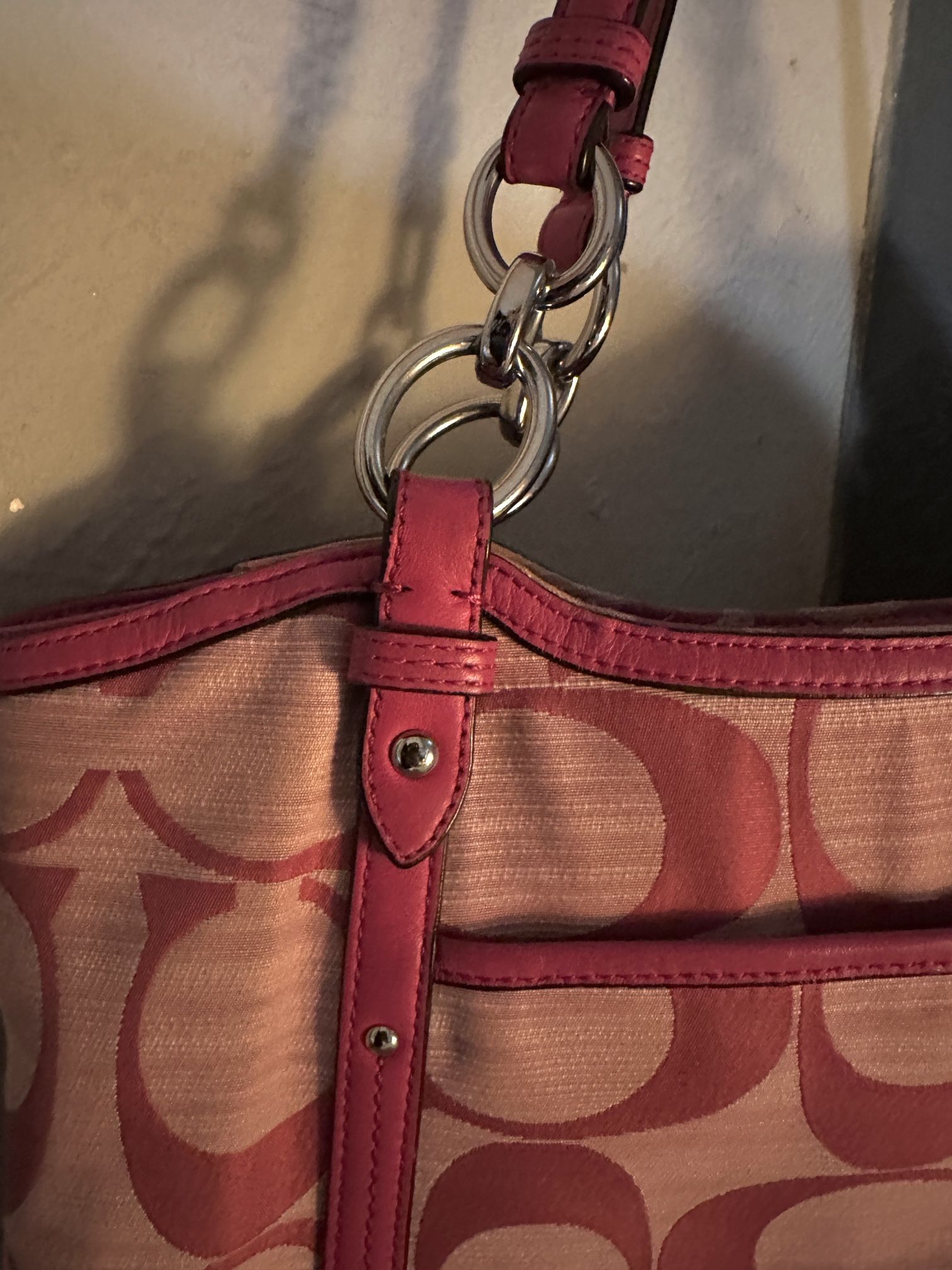 Pink Coach Bag