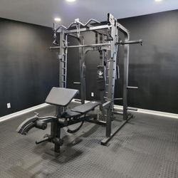 Smith Machine 2001 | Multi-Use Adj Bench | Gym Equipment | Fitness | Squat Rack | Excercise |🔴WEIGHTS AND BARBELL SOLD SEPARATELY 🔴 FREE DELIVERY 🚚