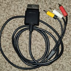 Microsoft Xbox 360 Slim AV Cable Audio Video Cord AV-Video Cable Composite OEM cables console & standard RCA plugs