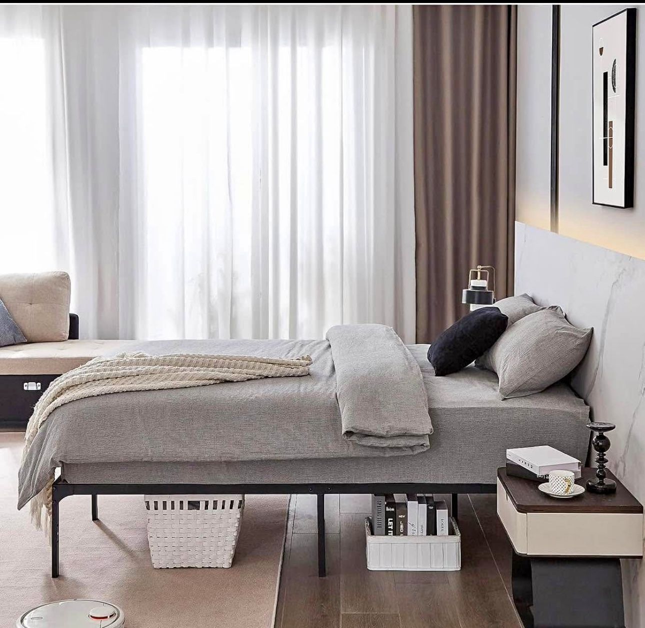Brand New Queen Size Bed Frame with Under-bed Storage
