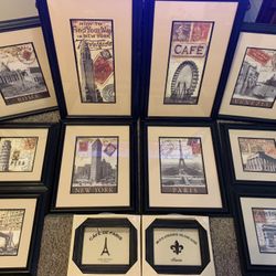 Around The World Destinations Wall Art