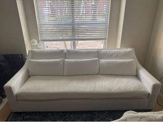 Pottery Barn York Slope Arm Deep Seat Sofa