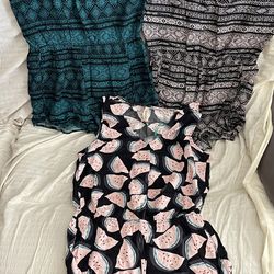 Bundle of women’s rompers
