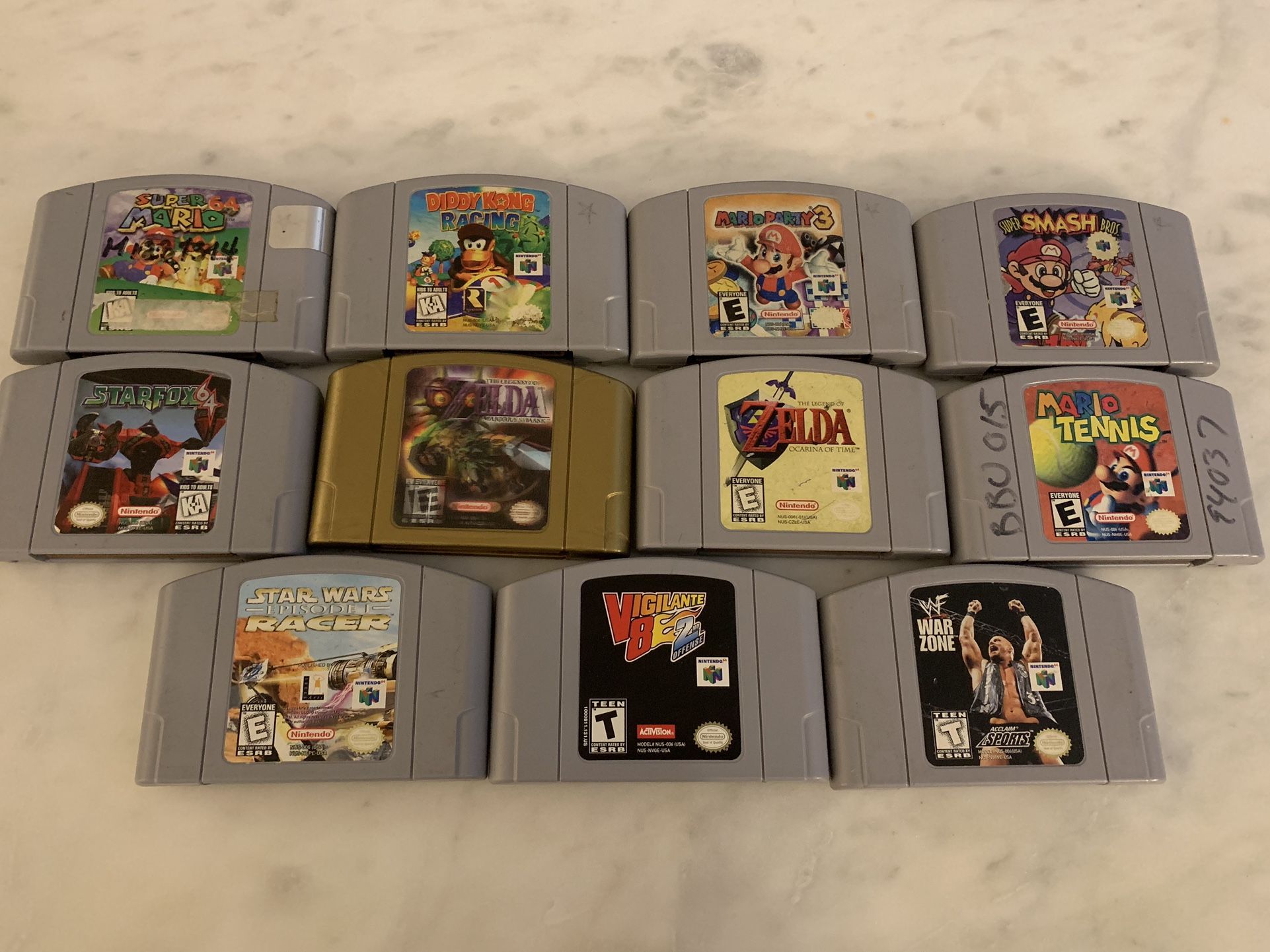 N64 Games (Zelda, Mario, Mario Party, Smash Bros And More)