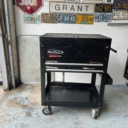 Blue Point by Snap-On Slide Top Tool Box Chest Cart 