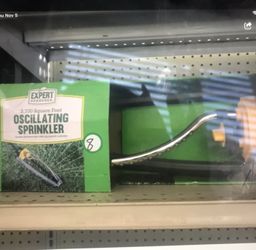 Oscillating sprinkler