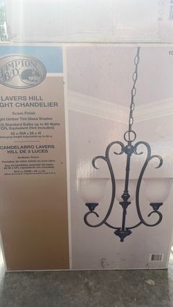 3-light chandelier