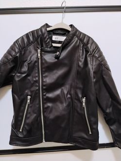 Kids Faux Leather Jacket