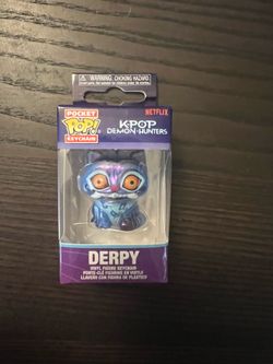 Derpy Funko Pocket Pop Keychain K-Pop Demon Hunters Movies Animation Anime Kpop
