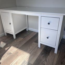 IKEA “Hemnes” Study Desk - white 